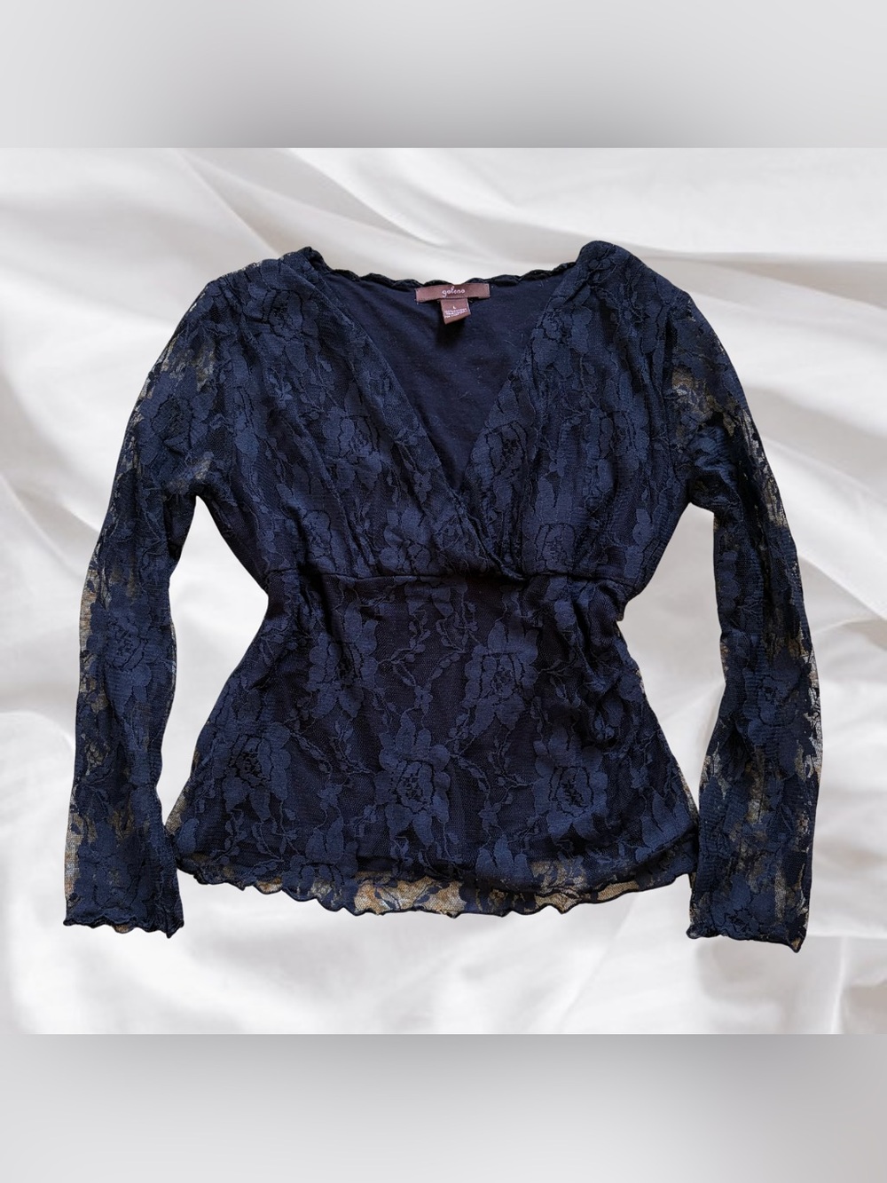 Y2K Black Lace Fairy Top